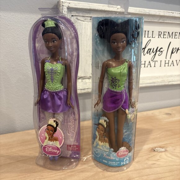 NEW in BOX Water & Ballerina Disney Mattel Fashion Girls Toy Doll Princess Tiana - Picture 2 of 9
